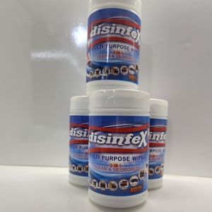 Cleaning wipes 4-pack Disinfex Multi Purpose Wipes 2 in 1 Clean and Deodorise.